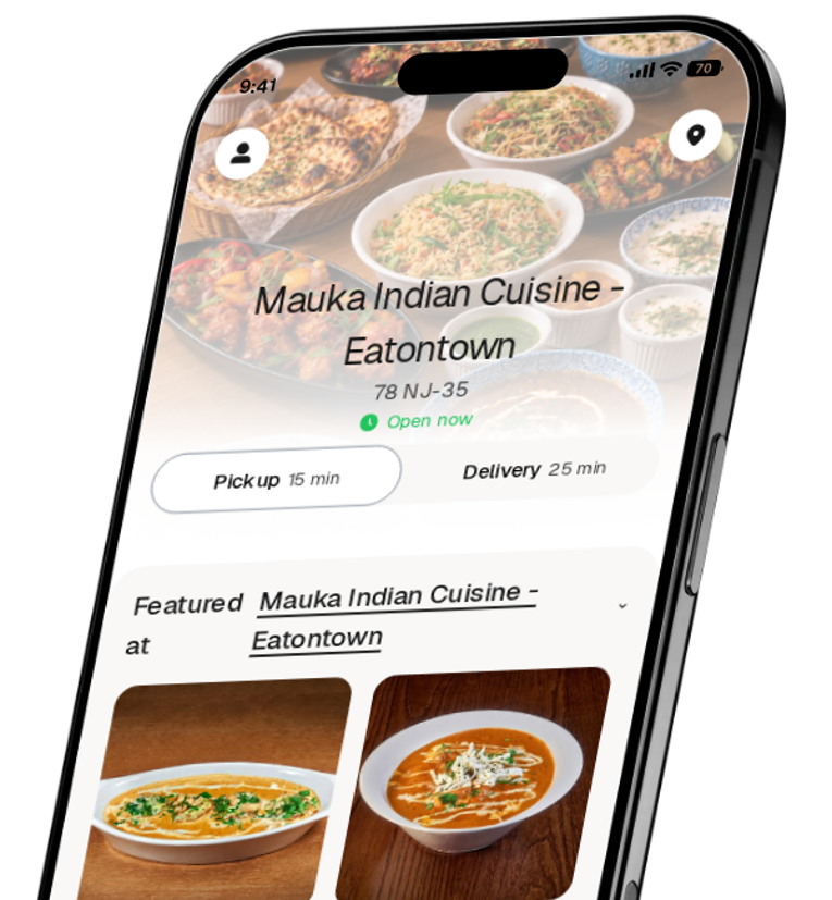 Mauka Indian Cuisine - Eatontown app preview
