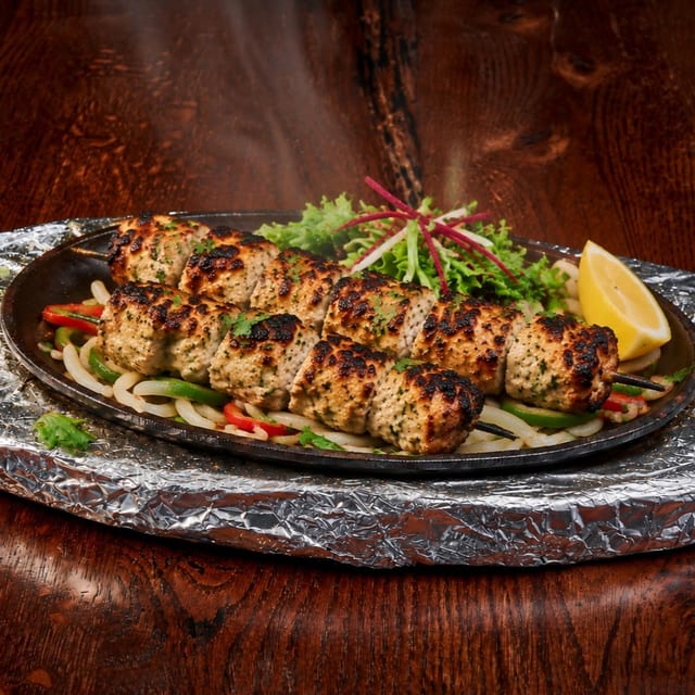Chicken Reshmi Kebab.