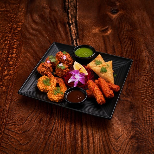 Non-Vegetarian Appetizer Platter.
