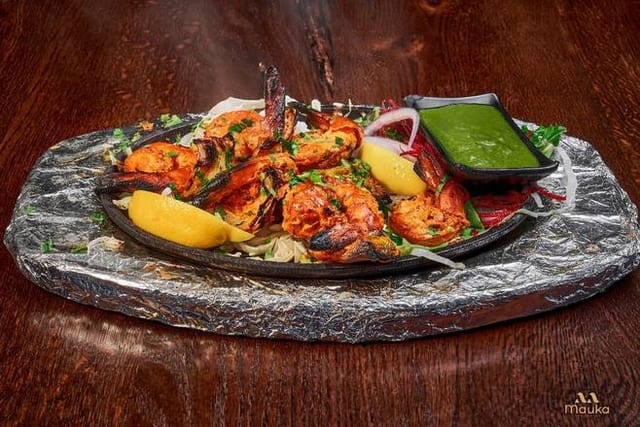 Tandoori Lobster & Shrimps.