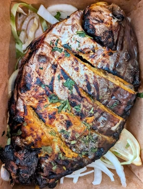 Tandoori Pomfret.