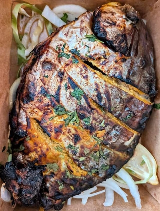 Tandoori Pomfret.